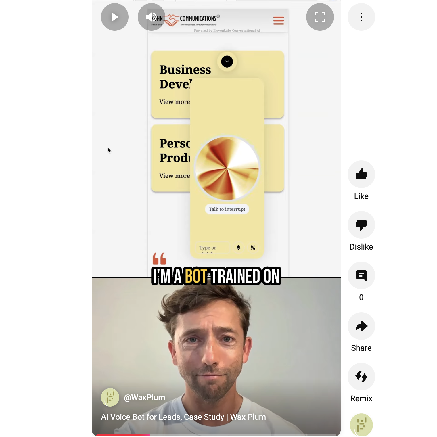 Voice Sales Bot Case Study