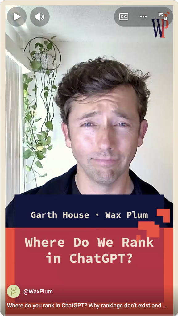 Where do we rank in ChatGPT?